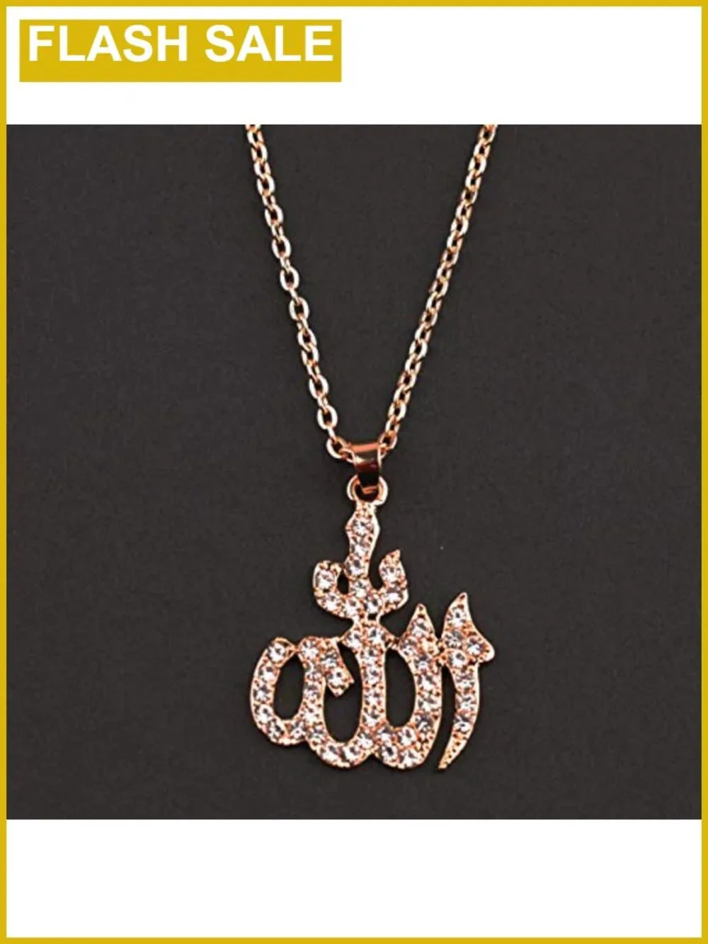 Allah Pendant Necklace Muslim Jewelry Religious Gift